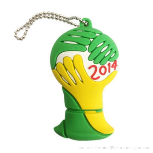 Football Man USB Flash Drive/Customized Package/Printing, 3-year Warranty, 64MB-128GB/Grade A 50 MOQ